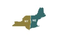 New York State and New England State side by side