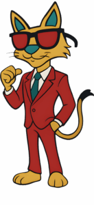Yanow Company Mascot Vinny the Cat